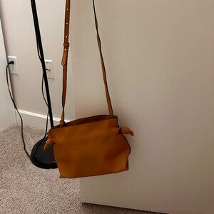 Brown Soft Leather Crossbody Bag